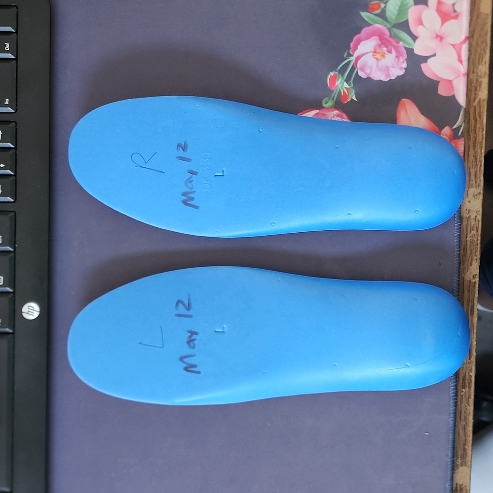 Contour stress relief insoles shoe insert pads size large